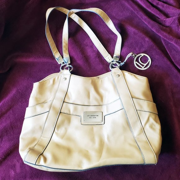 Liz Claiborne - Tan Faux Leather Shoulder Bag - Picture 1 of 9